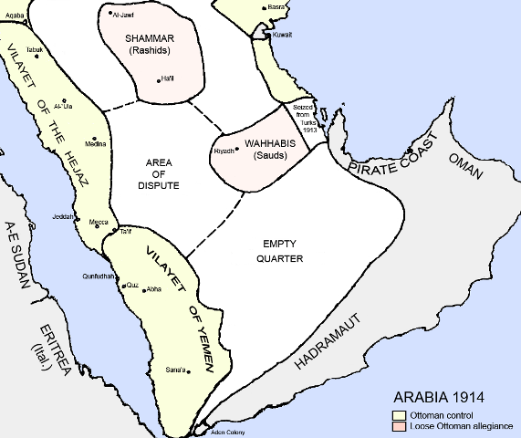 نقشه ای از کرانه های جنوبی خلیج فارس که نام « ساحل دزدان دریایی ( Pirate Coast ) » در آن دیده می شود .